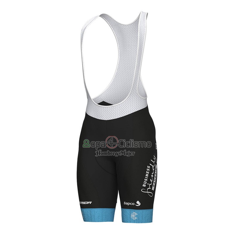 Bahrain Victorious Ropa Ciclismo Culotte Corto 2023 Mangas Cortas Blanco Rojo